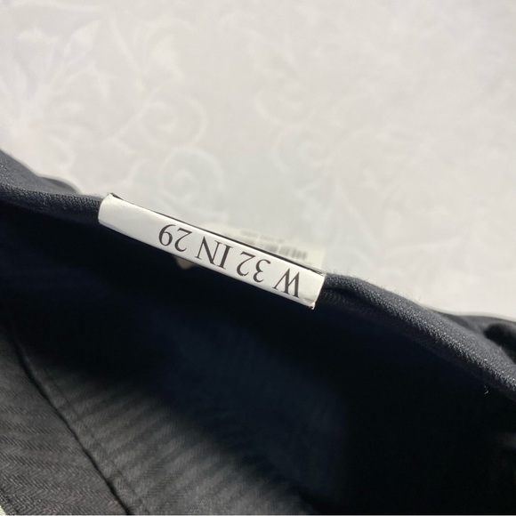 New w/ Tags J. Ferrar $70 Dress Pants Pinstripe Black Men’s Dark Charcoal Stripe - Picture 13 of 16